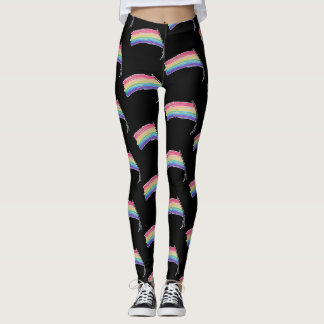 Leggings Indicateur de la fierté arc-en-ciel