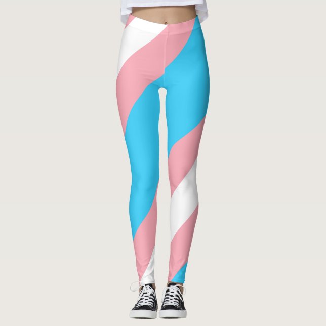 Leggings Indicateur transgenre personnalisé (Devant)