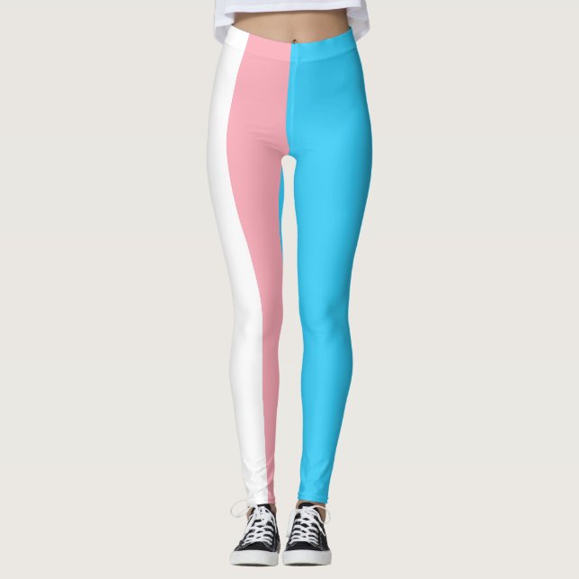Leggings Indicateur transgenre personnalisé (Devant)