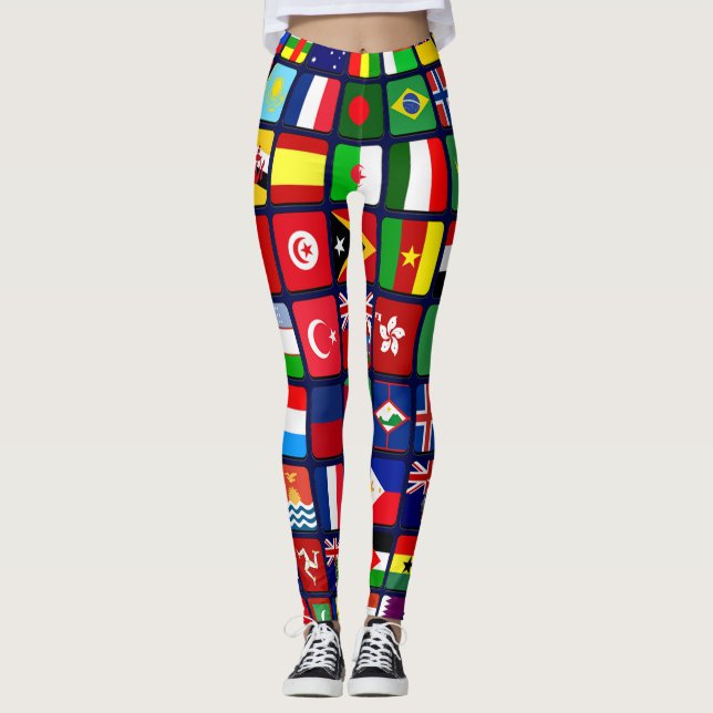 Leggings Indicateurs internationaux (Devant)