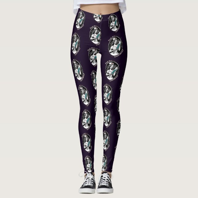 Leggings Infirmière d'Halloween (Devant)