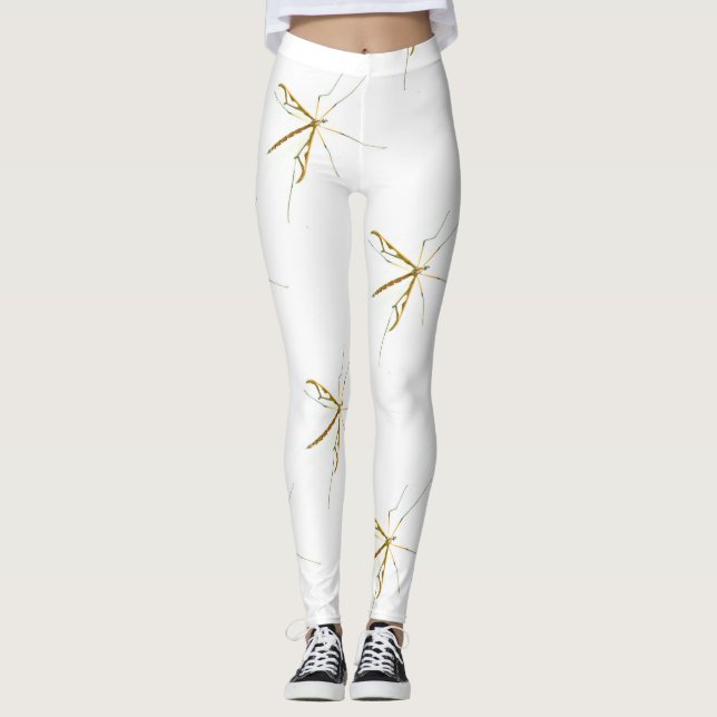 Leggings insecte géant blanc (Devant)