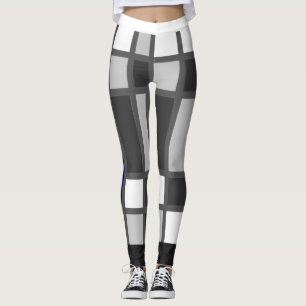 Leggings Inspiré par Mondrian 1
