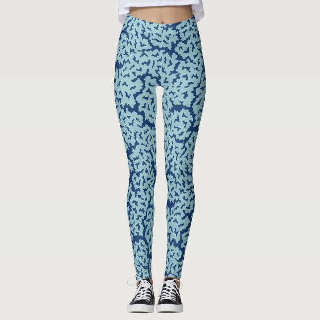 Leggings inspirés des récifs coralliens (Devant)