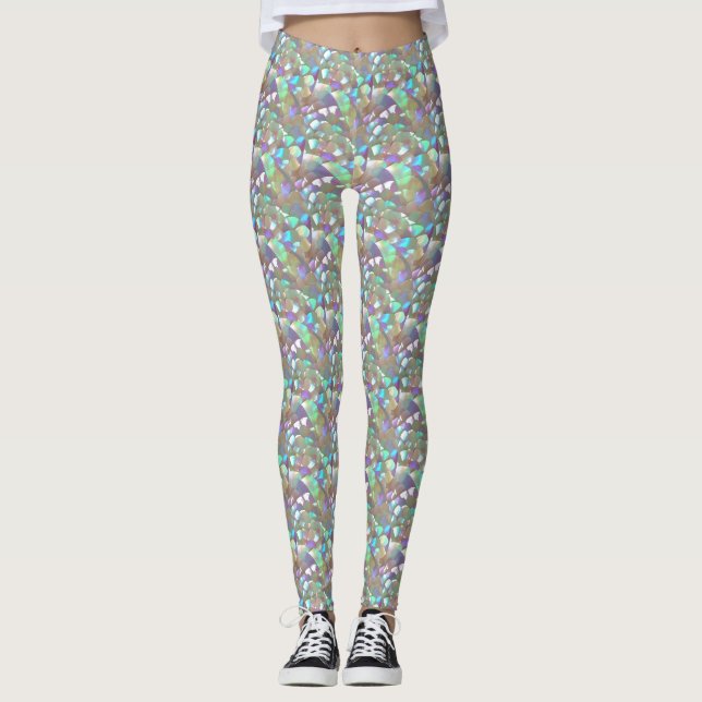 Leggings Iridescente Lizard Cosplay (Devant)
