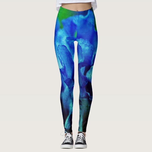Leggings Iris dans le bleu (Devant)