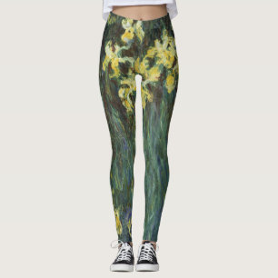 Leggings Iris jaunes par Claude Monet, Beaux-arts vintage