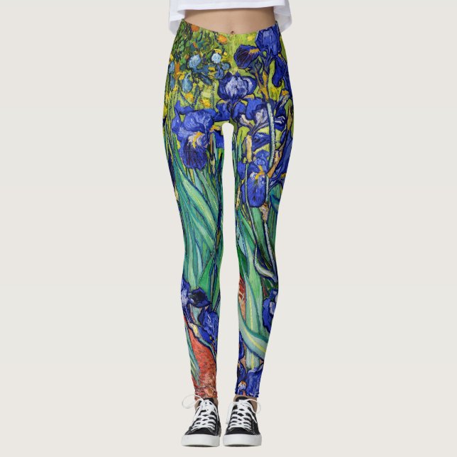 Leggings Irises par Vincent van Gogh (Devant)