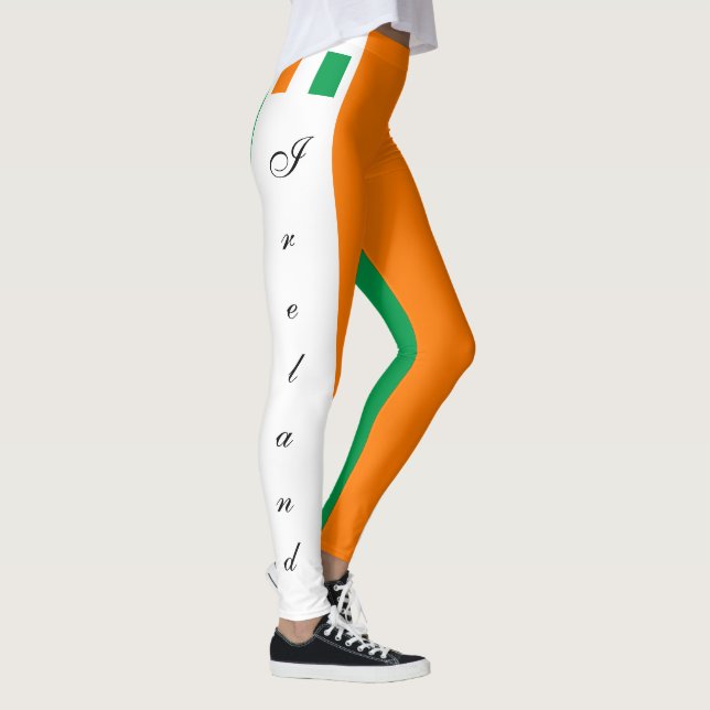 Leggings Irlande et drapeau irlandais mode voyage/ventilate (Droite)