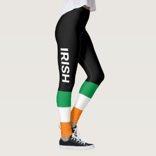 Leggings IRLANDE St. Patrick's Day Drapeau de l'Irlande Noi