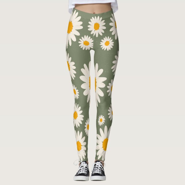 Leggings it expresses flowers and nature (Front)