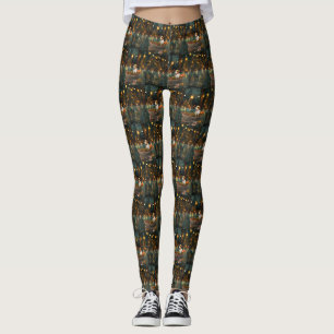 Leggings Jack Russell Christmas Festive Voyage