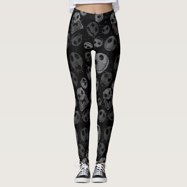 Leggings Jack Skellington Motif (Devant)