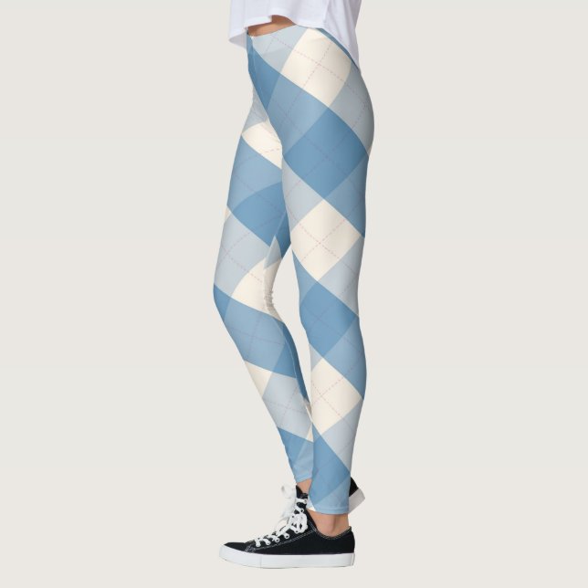 Leggings Jacquard MeanClique bleu (Gauche)