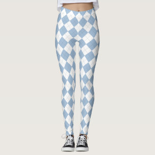 Leggings Jacquards bleus