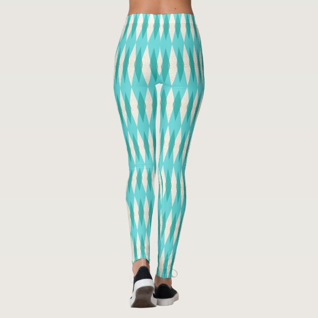 Leggings Jacquards modernes du milieu du siècle (Dos)