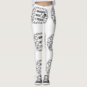 LEGGINGS ***J'AI ESSAYÉ NAUGHTY J'AI ESSAYÉ JOLIMENT** VACA