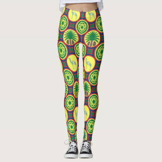 Leggings Jamahiri ® Libye | Motif africain