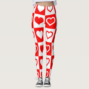 Leggings jambe de coeur