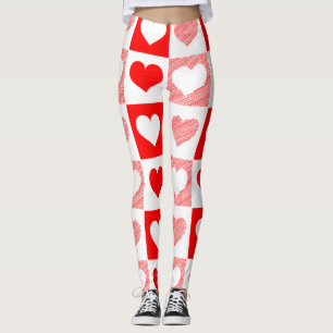 Leggings jambe de coeur
