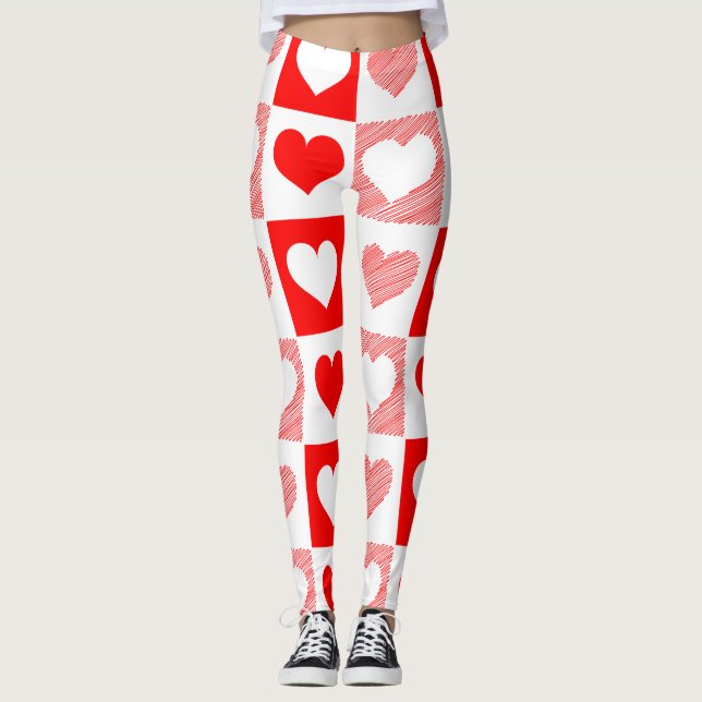 Leggings jambe de coeur (Devant)