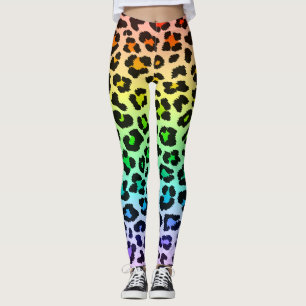 Leggings jambe de léopard