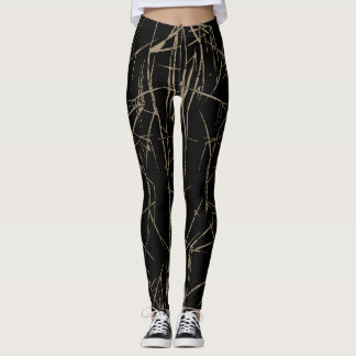 Leggings Jambes brossées Abstraites par Joya Eve