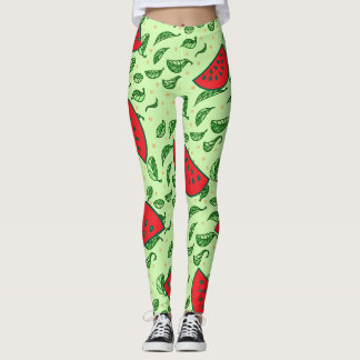 Leggings Jambes de motif et de pastèques