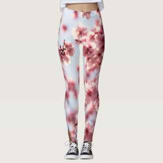 Leggings Jambes de plaisir en fleurs printanières