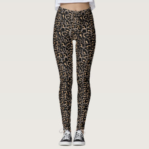 Leggings Jambes des femmes de Cheetah Brown