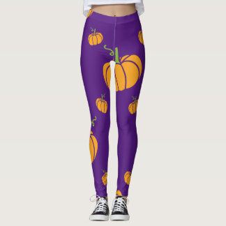 Leggings Jambes d'Halloween Éffrayantes pourpres