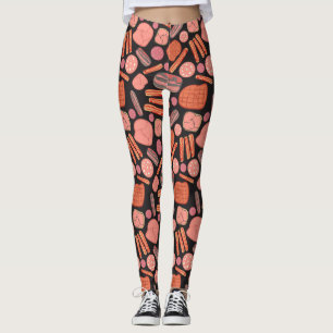 Leggings jambières de l'amant de saucisse