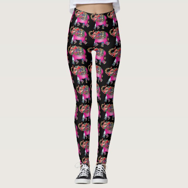 Leggings jambières d'éléphant (Devant)