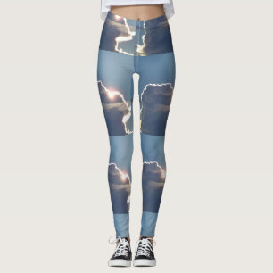 Leggings jambières nuageuses