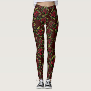 Leggings jambières rouges