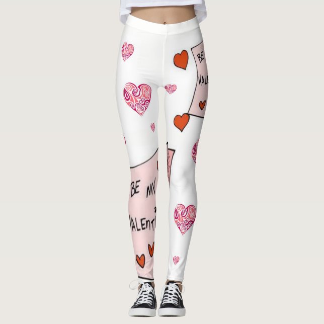 Leggings jambiers coeur valentin (Devant)