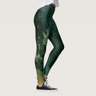 Leggings James Whistler - Nocturne en noir et or