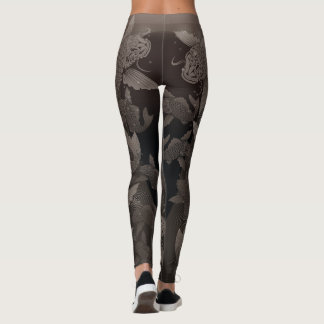 Leggings Japanese carp_line4@miyasan
