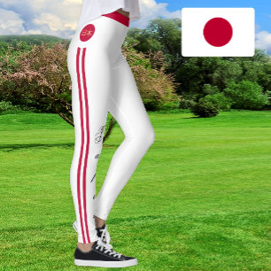 Leggings Japon & Japonais Drapeau mode, ventilateur voyage/