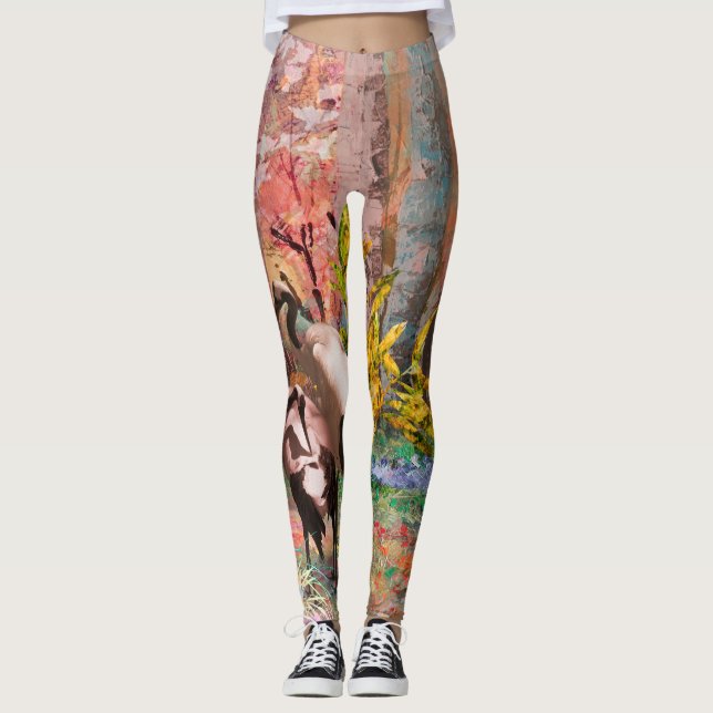 Leggings JAPONAIS CRANSE "Soleil levant" (Devant)