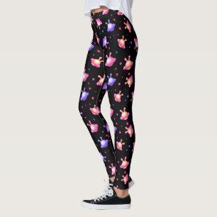 Leggings Japonais Kawaii Alien UFO Decora Kei