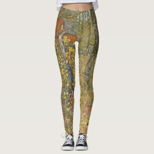 Leggings Jardin agricole avec Crucifix (par Gustav Klimt)