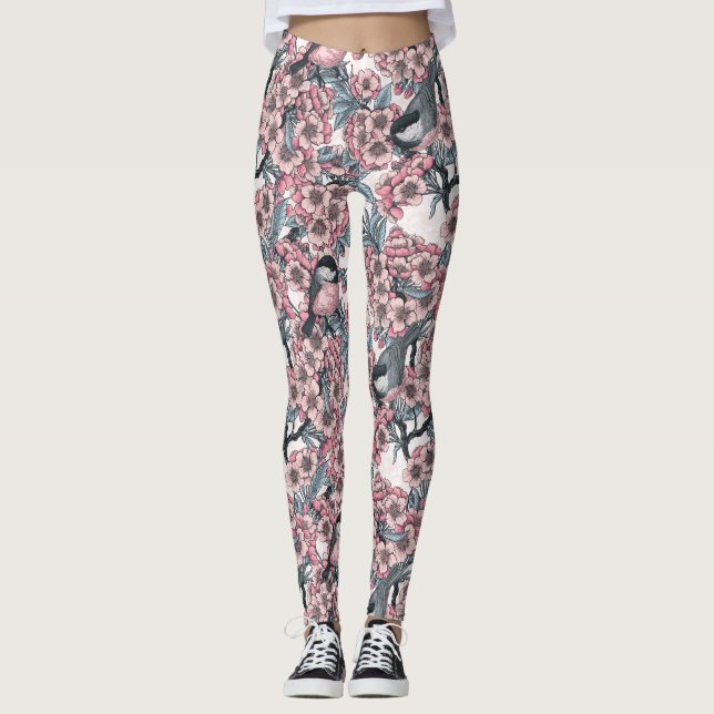 Leggings Jardin aux cerisiers (Devant)