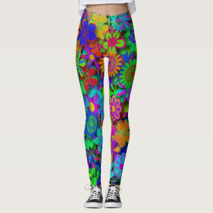 Leggings Jardin aux fleurs Super