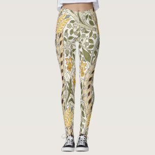 Leggings Jardin de jonquilles de William Morris Fleur Class