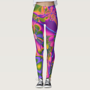 Leggings Jardin psychédélique
