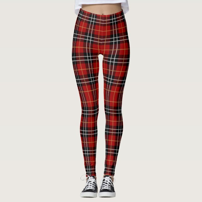 Leggings Jardins de Noël Plaid (Devant)