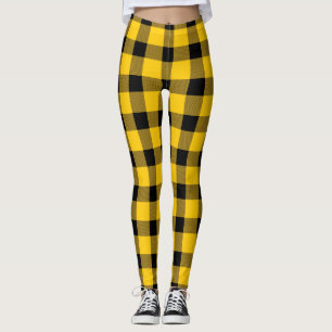 Leggings Jaune et doré Buffalo Country Plantation de bûcher
