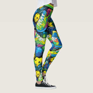 Leggings Jaune Psychédélique