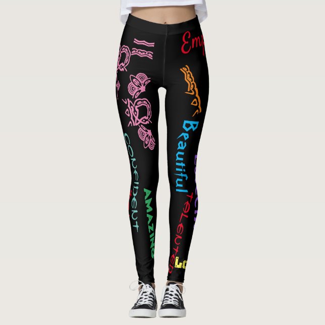 Leggings JE SUIS - Positive Me (Devant)